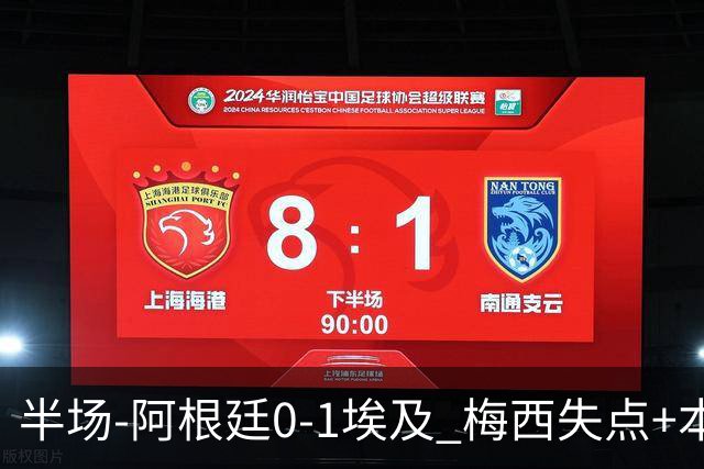 半场-阿根廷0-1埃及 梅西失点+本届两度失点+中柱易卜拉欣破门